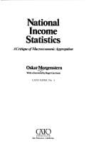 National income statistics