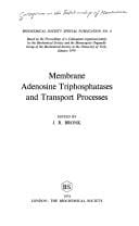 Membrane adenosine triphosphatases and transport processes