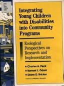 Integrating young children with disabilities into community programmes