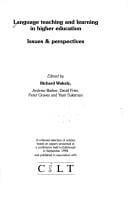 Language teaching and learning in higher education