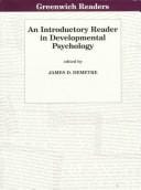 An introductory reader in developmental psychology