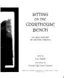Sitting on the courthouse bench