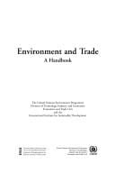 Environment and trade