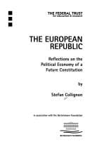 EUROPEAN REPUBLIC: REFLECTIONS ON THE POLITICAL ECONOMY OF A FUTURE CONSTITUTION
