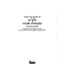Cahier des charges de La vie
