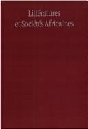Littératures et sociétés africaines