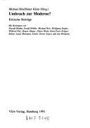 Umbruch zur Moderne?