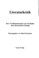Literaturkritik