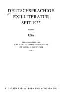 Deutsche Exilliteratur seit 1933