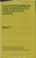 Handwörterbuch der Wirtschaftswissenschaft