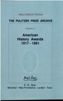 American History Awards 1917-1991