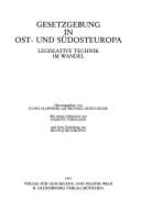 Gesetzgebung in Ost- und Südosteuropa
