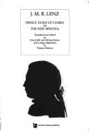 Prince Tandi of Cumba or The New Menoza by J.M.R. Lenz