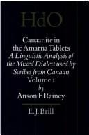 Canaanite in the Amarna Tablets