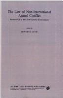 The Law of non-international armed conflict