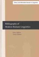 Bibliography of modern Romani linguistics