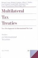 Multilateral tax treaties