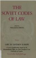 The Soviet codes of law