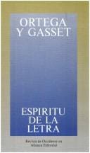 Espíritu de la letra