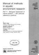 Manual of Methods in Aquatic Environment Research: Part 11