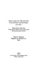 Analysis of selected Philippine industries