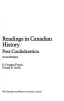 Readings in Canadian history