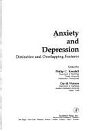 Anxiety and depression