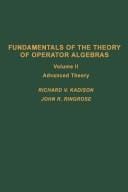 Fundamentals of the theory of operator algebras