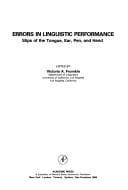 Errors in linguistic performance