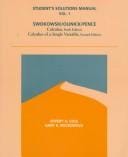 Student Solutions Manual for Calculus, Sixth Edition, Calculus of a Single Variable