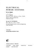 Electrical Power Systems, Vol. 1