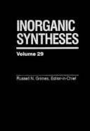 Inorganic syntheses