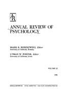Annual review of psychology