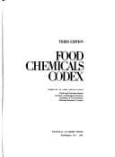 Food chemicals codex