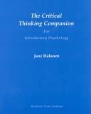 The Critical Thinking Companion for Introductory Psychology