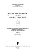 Ritual and sacrifice in the ancient Near East