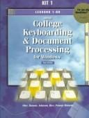 Gregg College Keyboarding & Document Processing for Windows: Kit 1 : Lessons 1-60