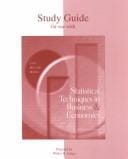 Study guide to accompany Statistical techniques in business and economics