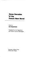 Three decades of the French New Novel