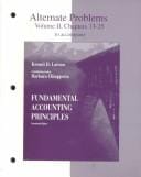 Fundamental Accounting Principles: Alternate Problems