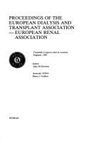 Proceedings of the European Dialysis and Transplant Association - European Renal Association