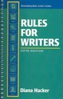 Rules for Writers 5e & Working  with Sources MLA Quick Reference Card