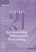 Century 21 Keyboarding & Information Processing, Style Manual