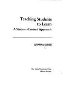 Teaching students to learn