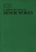 Conditions of contract, agreement and contract schedule for use in connection with minor works of civil engineering construction