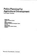 Policy Planning for Agricultural Development