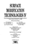 Surface modification technologies IV