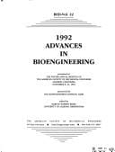 1992 advances in bioengineering