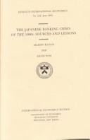 The Japanese banking crisis of the 1990s