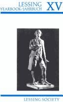 Lessing Yearbook Xv, 1983 (Lessing Yearbook)